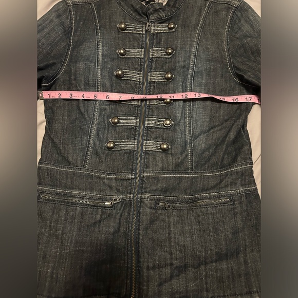 Lois Military Style Denim Jacket - Picture 4 of 5
